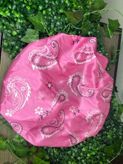 pink bandana luxury bonnet